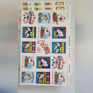 Vintage 1999 Highlights Teacher Holiday Stickers